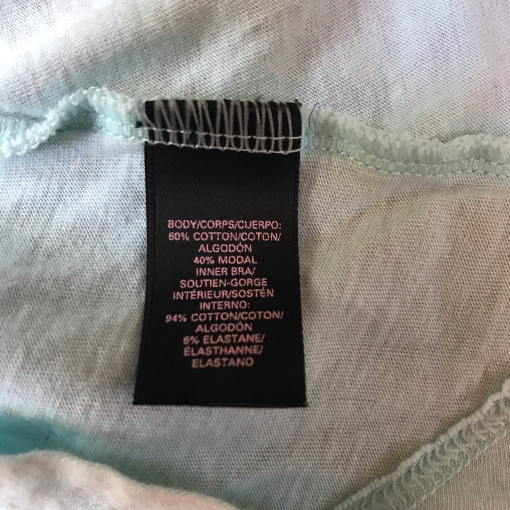 Victoria’s Secret Teal Built-in Bra Tank Top EUC S - Picture 9 of 13
